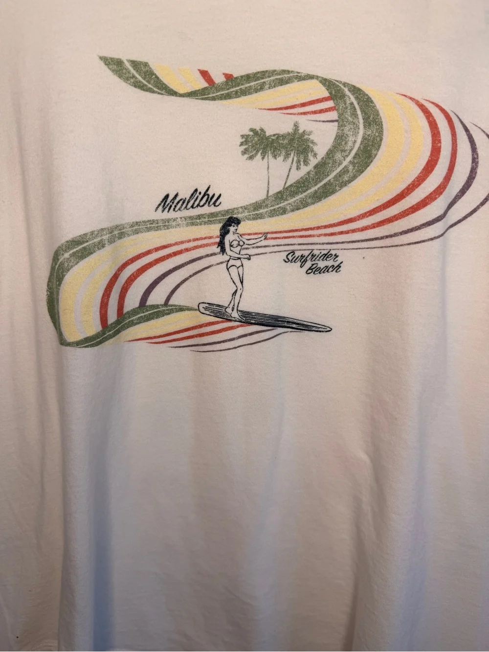 Universal Thread Malibu Surfrider Beach Graphic Tee Size M NWT - Picture 3 of 11